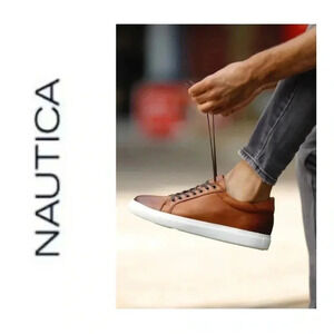 🆕 Nautica Men's Casual Shoe, Camel Fashion Sneaker 13🆕
